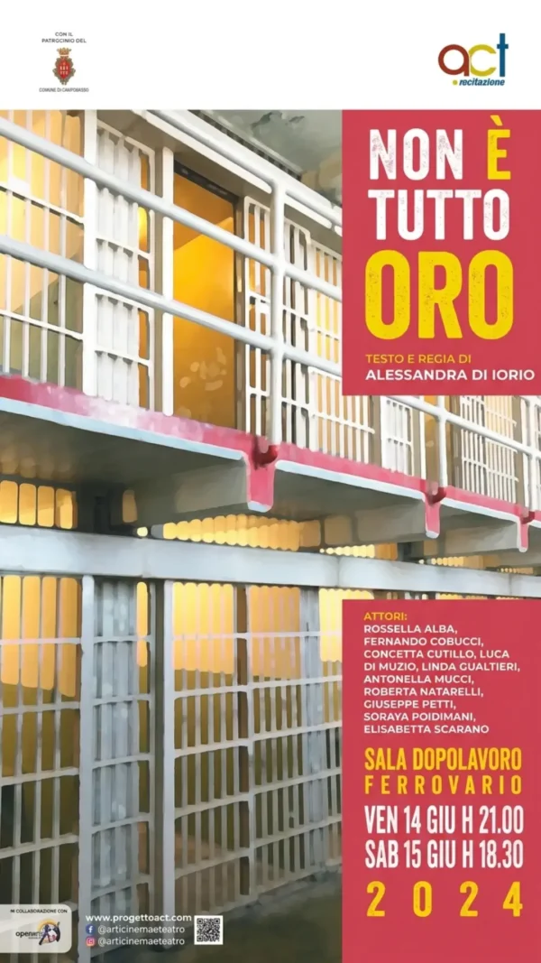 Locandina non è tutto oro di Alessandra Di Iorio.