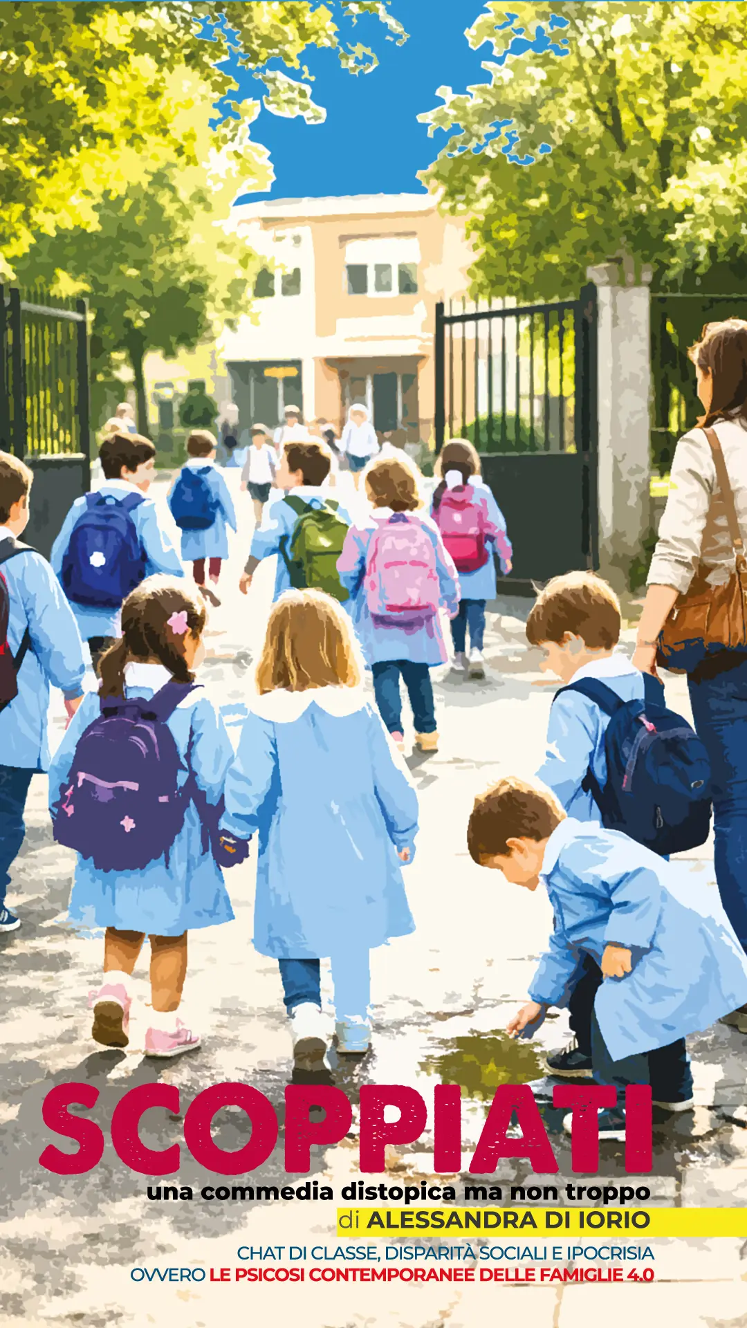Locandina copione teatrale "Scoppiati" di Alessandra Di Iorio