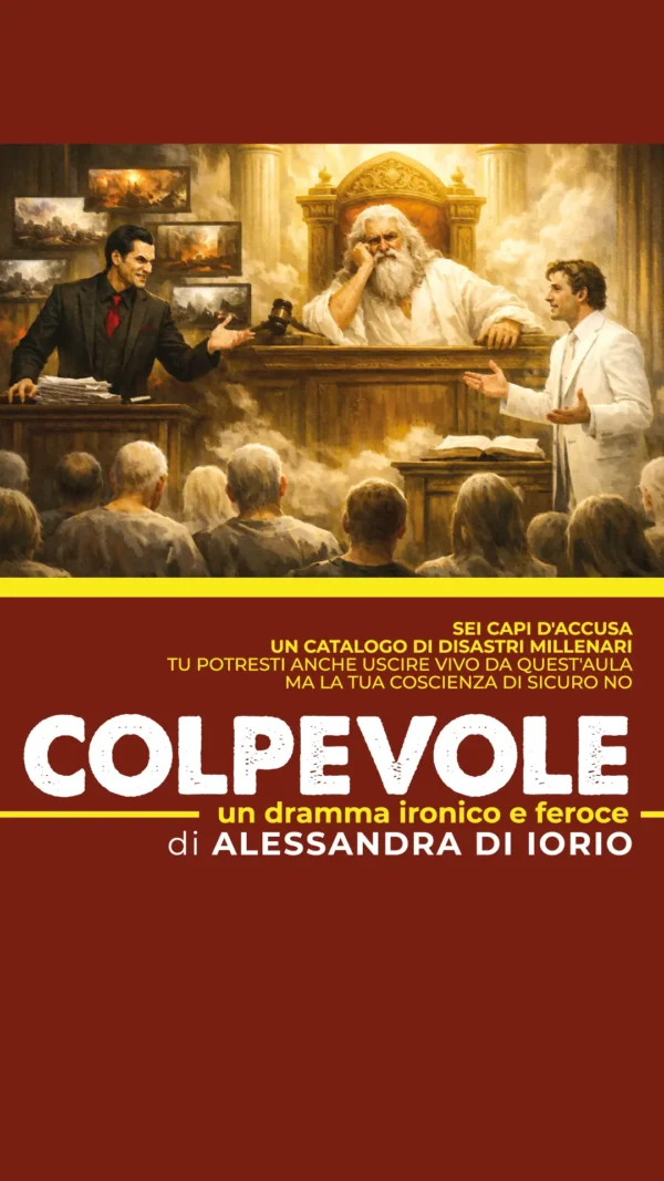 Locandina copione teatrale "Colpevole" di Alessandra Di Iorio